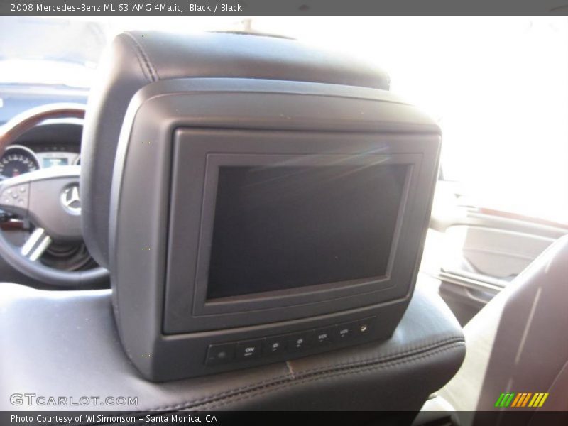 Black / Black 2008 Mercedes-Benz ML 63 AMG 4Matic