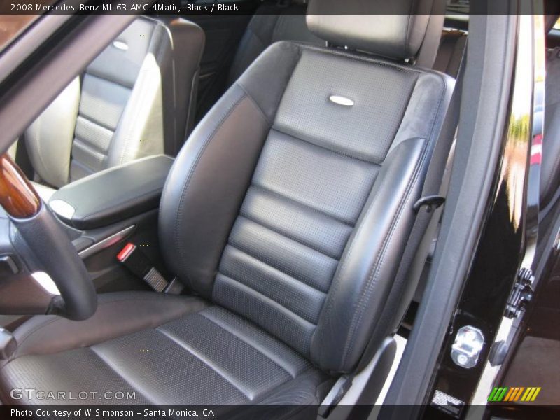 Black / Black 2008 Mercedes-Benz ML 63 AMG 4Matic
