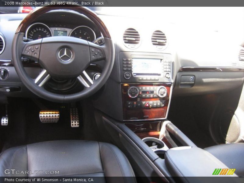 Black / Black 2008 Mercedes-Benz ML 63 AMG 4Matic