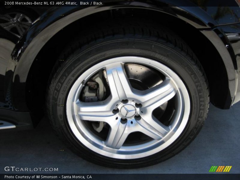 Black / Black 2008 Mercedes-Benz ML 63 AMG 4Matic