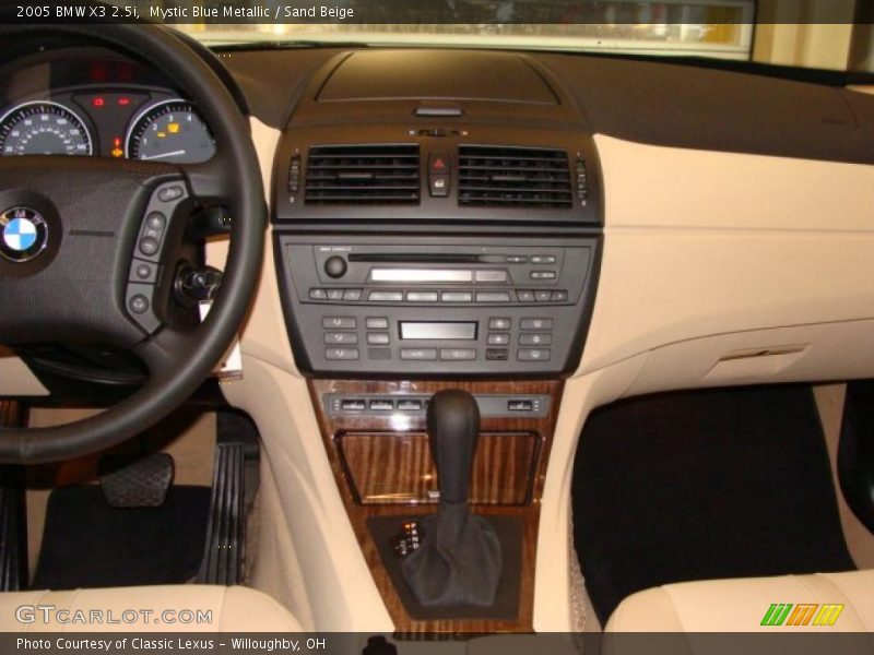 Mystic Blue Metallic / Sand Beige 2005 BMW X3 2.5i