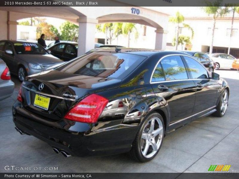 Black / Black 2010 Mercedes-Benz S 63 AMG Sedan