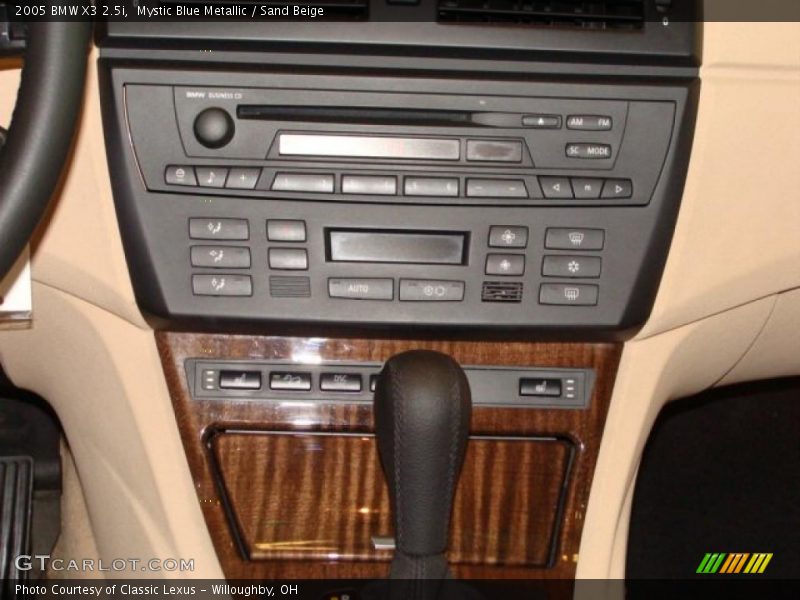 Mystic Blue Metallic / Sand Beige 2005 BMW X3 2.5i
