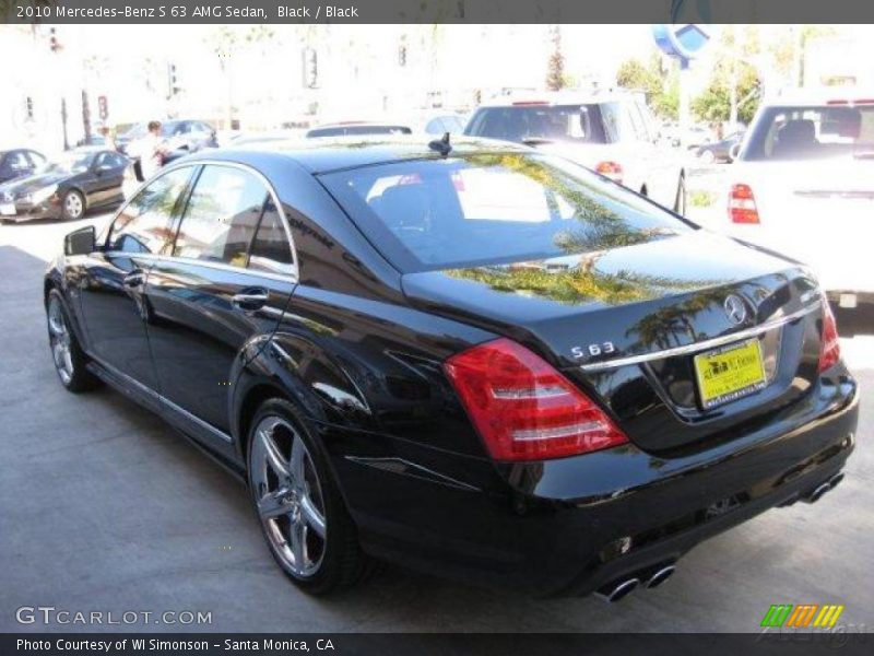 Black / Black 2010 Mercedes-Benz S 63 AMG Sedan