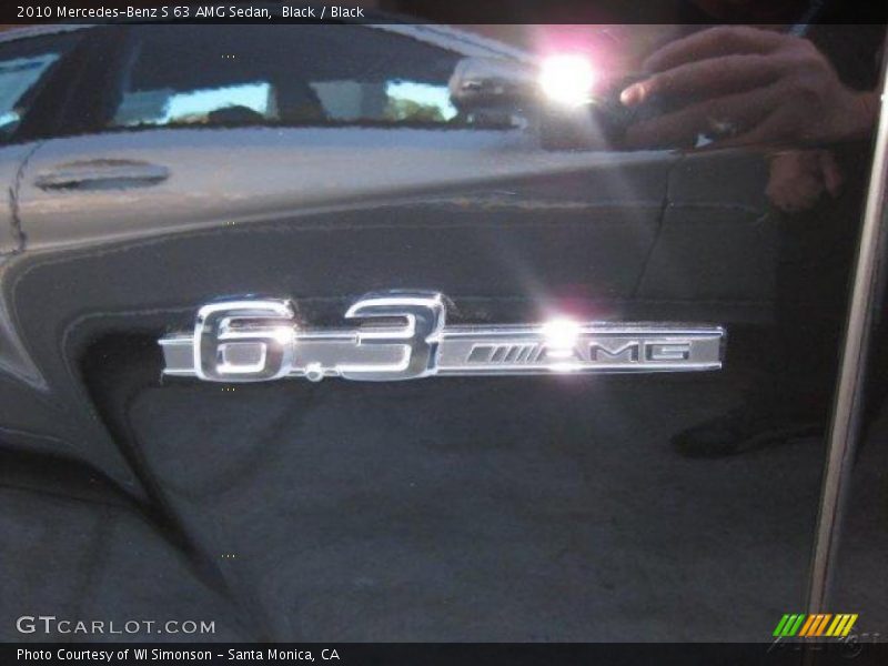 Black / Black 2010 Mercedes-Benz S 63 AMG Sedan