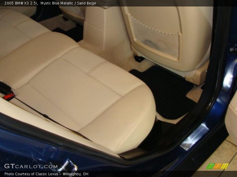 Mystic Blue Metallic / Sand Beige 2005 BMW X3 2.5i