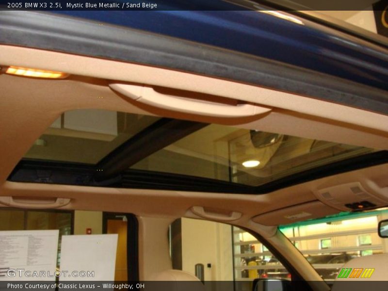 Mystic Blue Metallic / Sand Beige 2005 BMW X3 2.5i