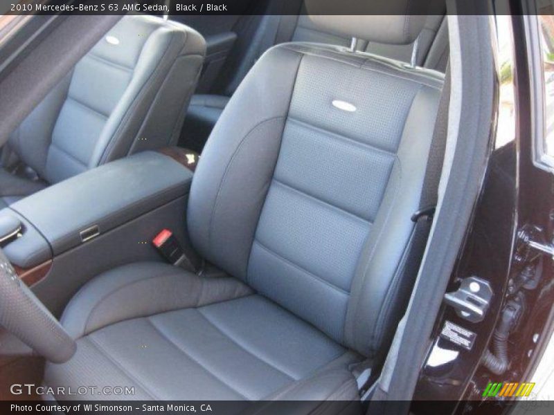 Black / Black 2010 Mercedes-Benz S 63 AMG Sedan