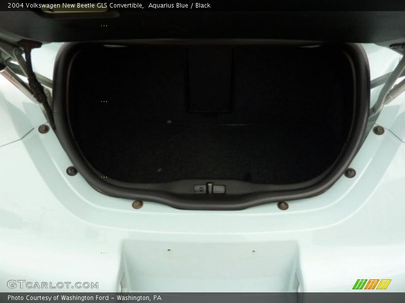 Aquarius Blue / Black 2004 Volkswagen New Beetle GLS Convertible