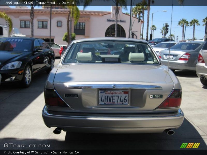 Topaz Metallic / Oatmeal 1996 Jaguar XJ XJ6