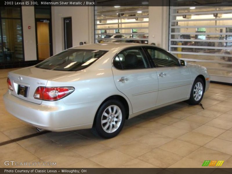 Millennium Silver Metallic / Black 2003 Lexus ES 300