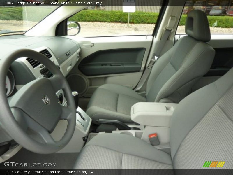 Stone White / Pastel Slate Gray 2007 Dodge Caliber SXT