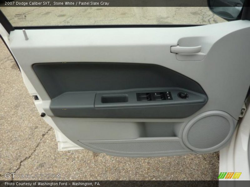 Stone White / Pastel Slate Gray 2007 Dodge Caliber SXT