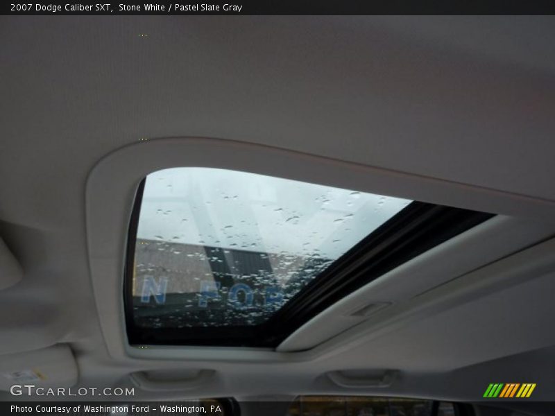 Stone White / Pastel Slate Gray 2007 Dodge Caliber SXT