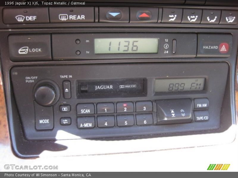Topaz Metallic / Oatmeal 1996 Jaguar XJ XJ6