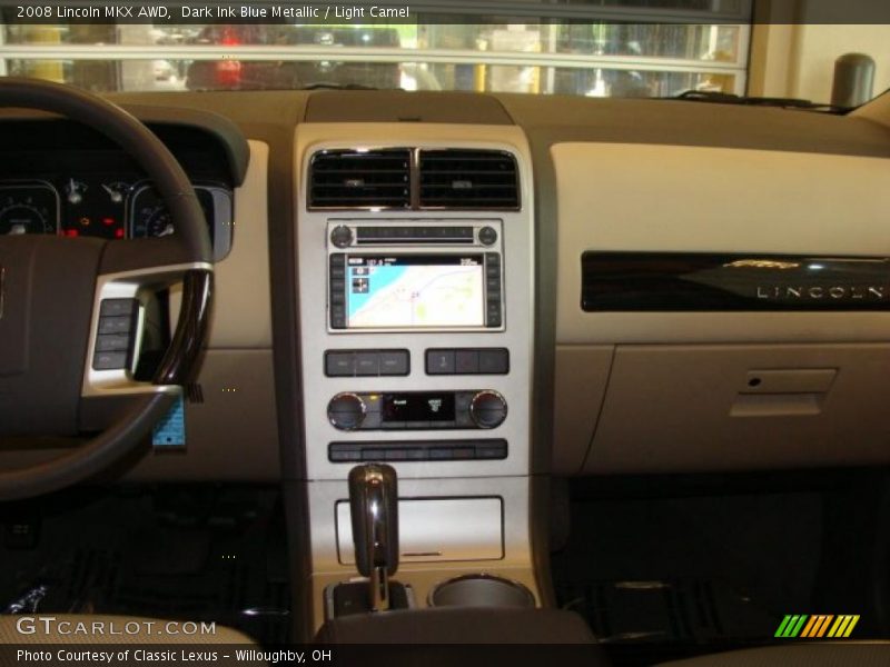 Dark Ink Blue Metallic / Light Camel 2008 Lincoln MKX AWD