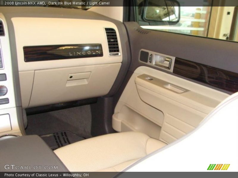 Dark Ink Blue Metallic / Light Camel 2008 Lincoln MKX AWD