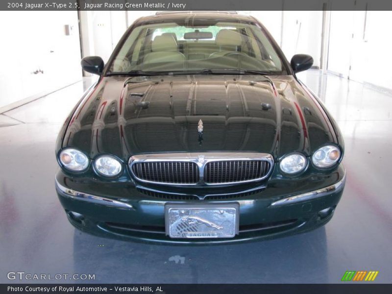 Jaguar Racing Green Metallic / Ivory 2004 Jaguar X-Type 2.5
