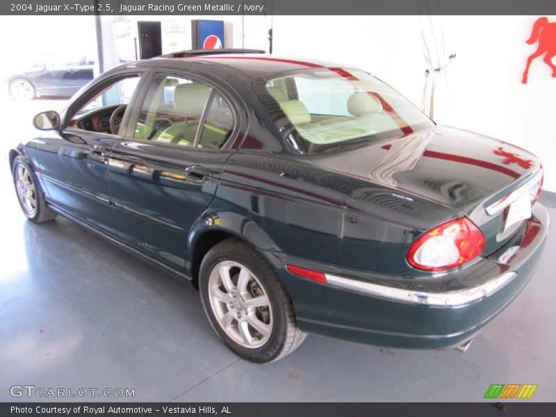 Jaguar Racing Green Metallic / Ivory 2004 Jaguar X-Type 2.5