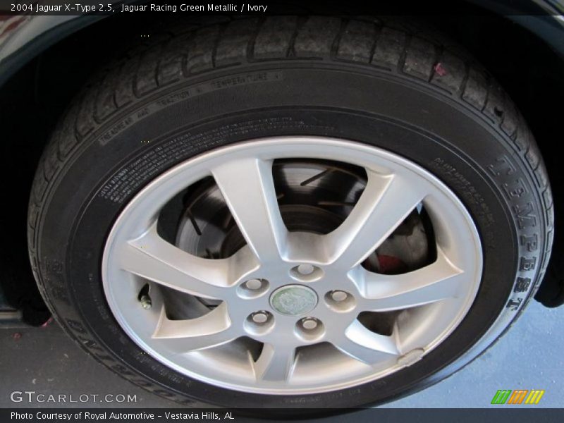 Jaguar Racing Green Metallic / Ivory 2004 Jaguar X-Type 2.5
