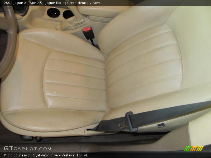 Jaguar Racing Green Metallic / Ivory 2004 Jaguar X-Type 2.5