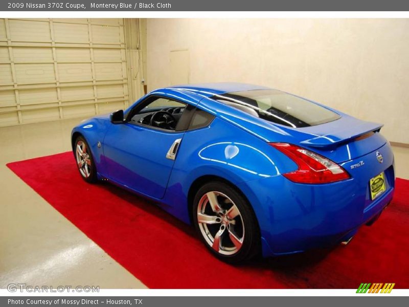Monterey Blue / Black Cloth 2009 Nissan 370Z Coupe