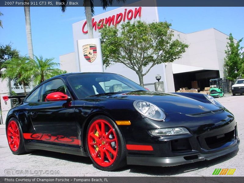 Black / Black 2007 Porsche 911 GT3 RS