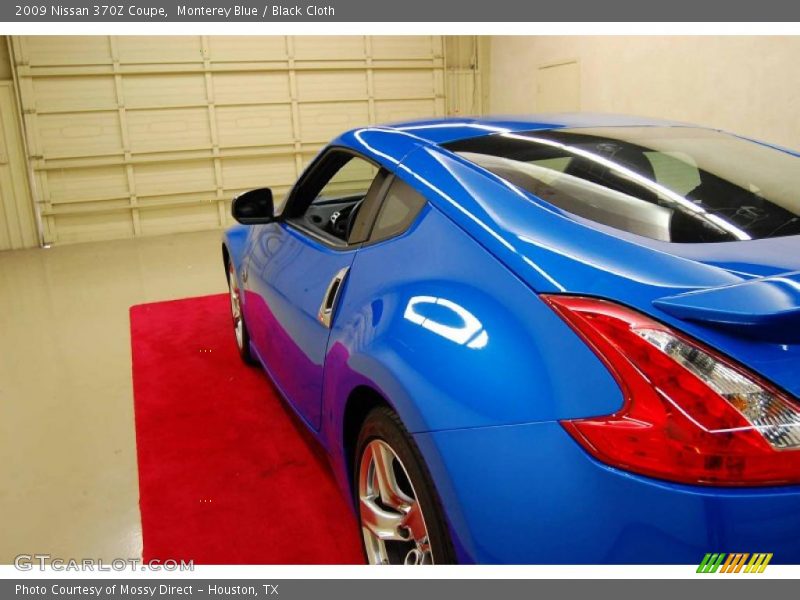 Monterey Blue / Black Cloth 2009 Nissan 370Z Coupe