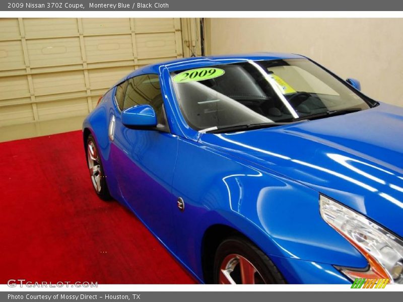 Monterey Blue / Black Cloth 2009 Nissan 370Z Coupe