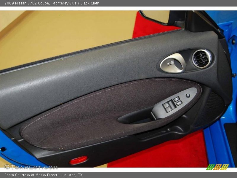 Monterey Blue / Black Cloth 2009 Nissan 370Z Coupe