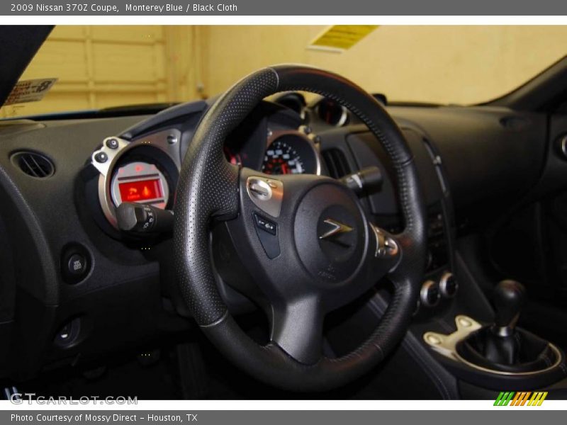 Monterey Blue / Black Cloth 2009 Nissan 370Z Coupe