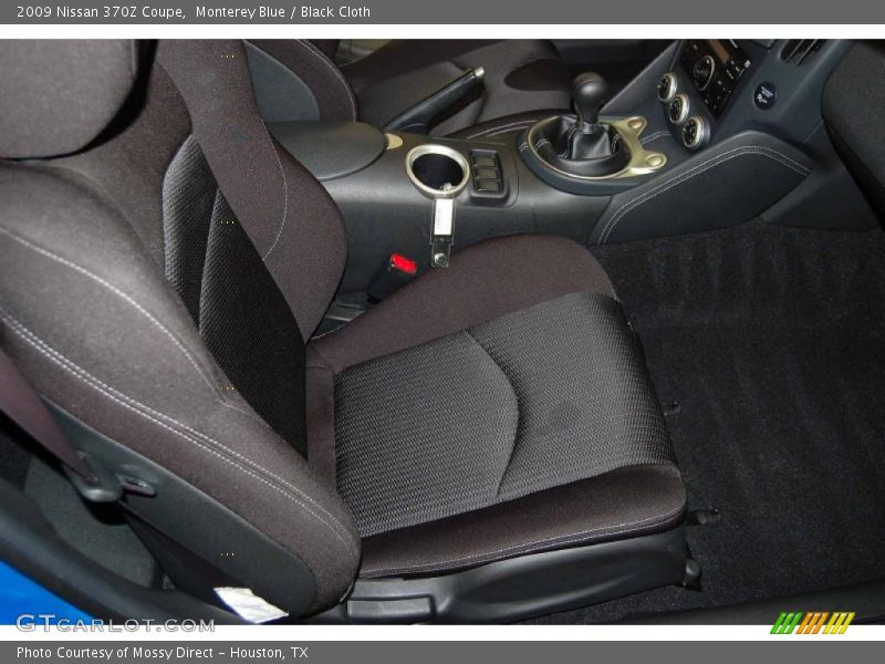Monterey Blue / Black Cloth 2009 Nissan 370Z Coupe