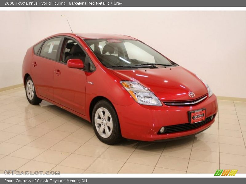 Barcelona Red Metallic / Gray 2008 Toyota Prius Hybrid Touring