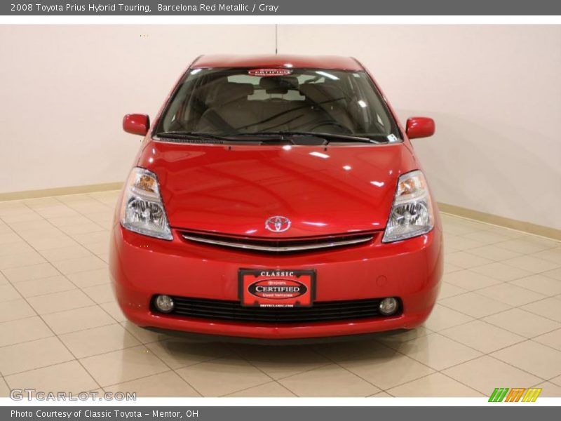 Barcelona Red Metallic / Gray 2008 Toyota Prius Hybrid Touring