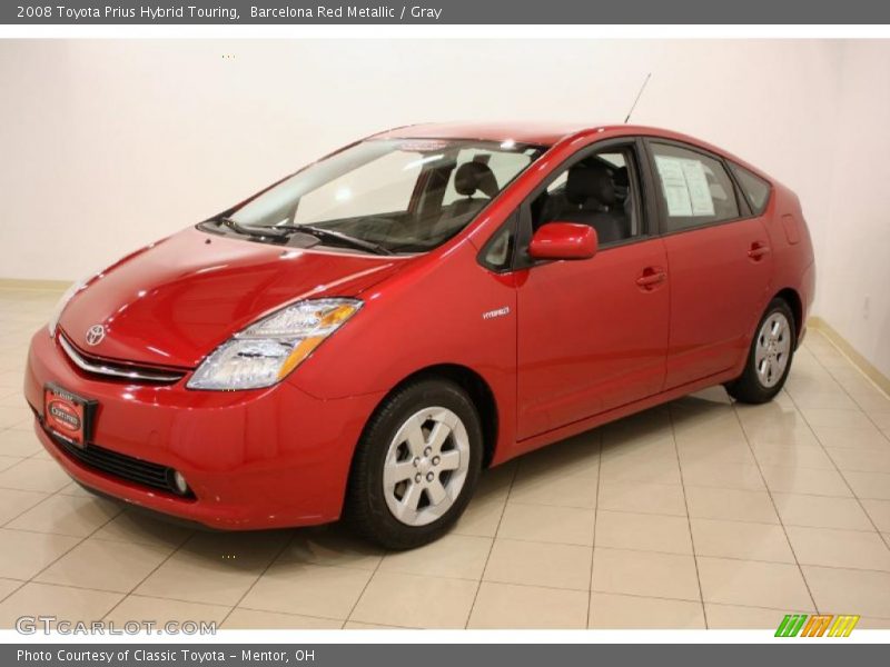 Barcelona Red Metallic / Gray 2008 Toyota Prius Hybrid Touring