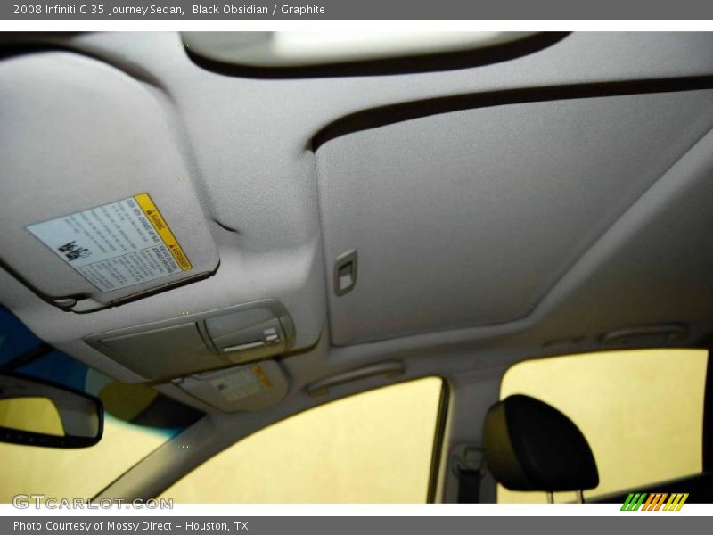 Black Obsidian / Graphite 2008 Infiniti G 35 Journey Sedan