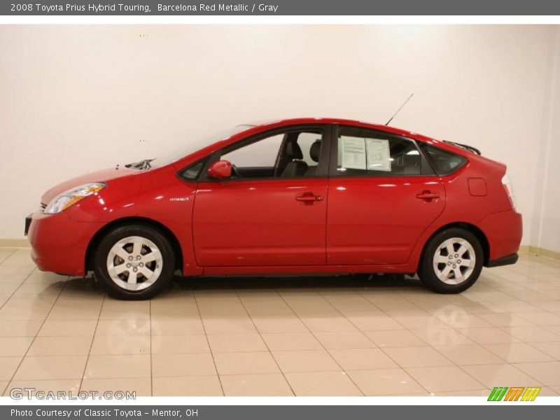 Barcelona Red Metallic / Gray 2008 Toyota Prius Hybrid Touring