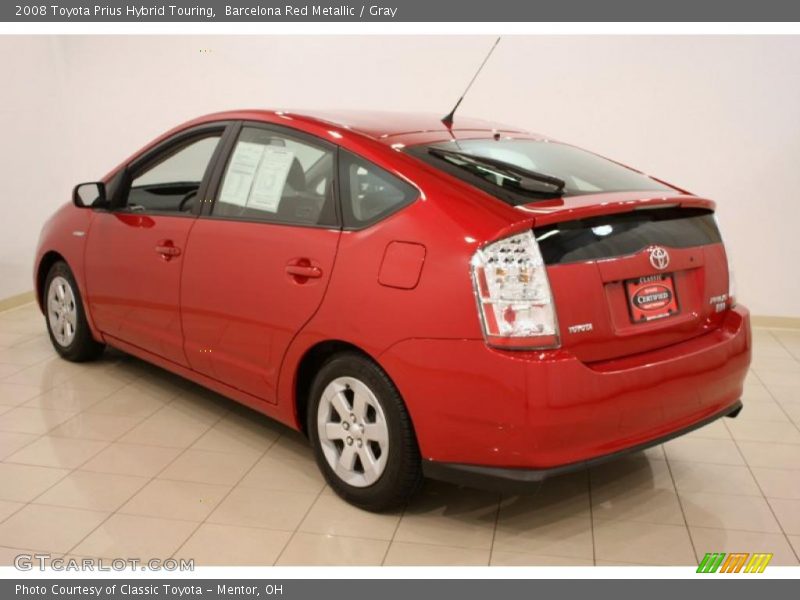 Barcelona Red Metallic / Gray 2008 Toyota Prius Hybrid Touring