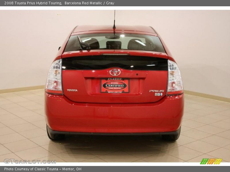 Barcelona Red Metallic / Gray 2008 Toyota Prius Hybrid Touring