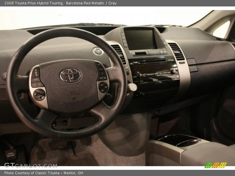 Barcelona Red Metallic / Gray 2008 Toyota Prius Hybrid Touring