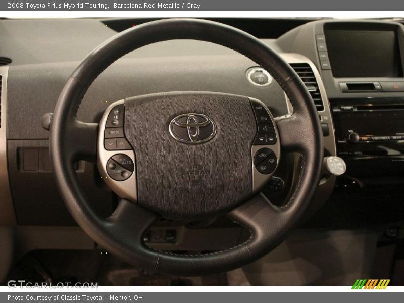 Barcelona Red Metallic / Gray 2008 Toyota Prius Hybrid Touring