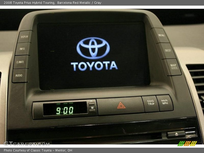 Barcelona Red Metallic / Gray 2008 Toyota Prius Hybrid Touring