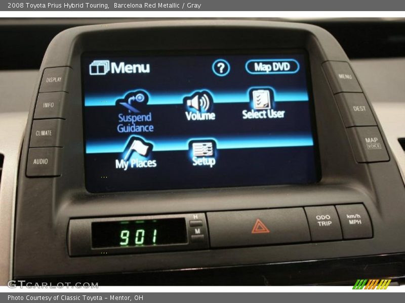 Barcelona Red Metallic / Gray 2008 Toyota Prius Hybrid Touring