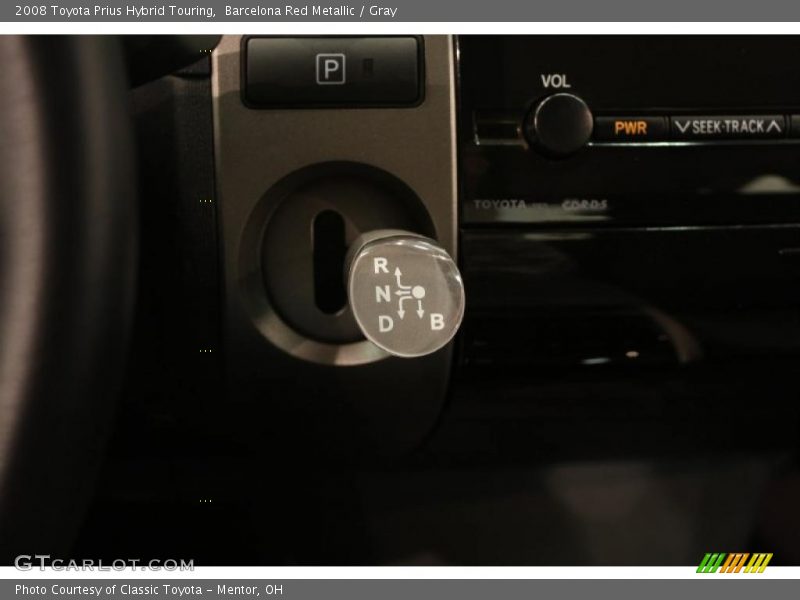 Barcelona Red Metallic / Gray 2008 Toyota Prius Hybrid Touring