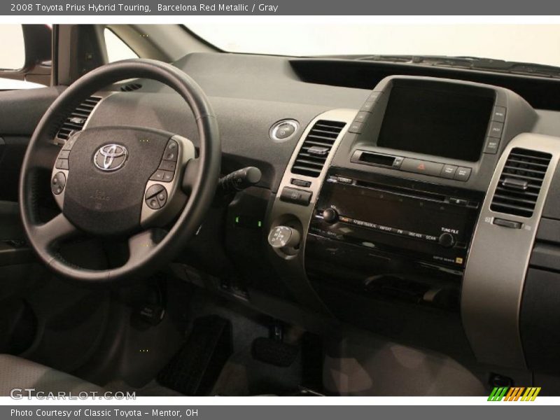 Barcelona Red Metallic / Gray 2008 Toyota Prius Hybrid Touring