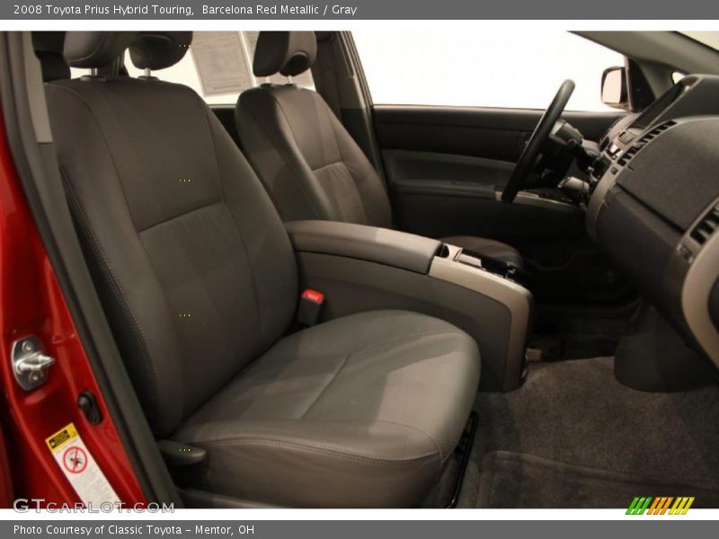 Barcelona Red Metallic / Gray 2008 Toyota Prius Hybrid Touring