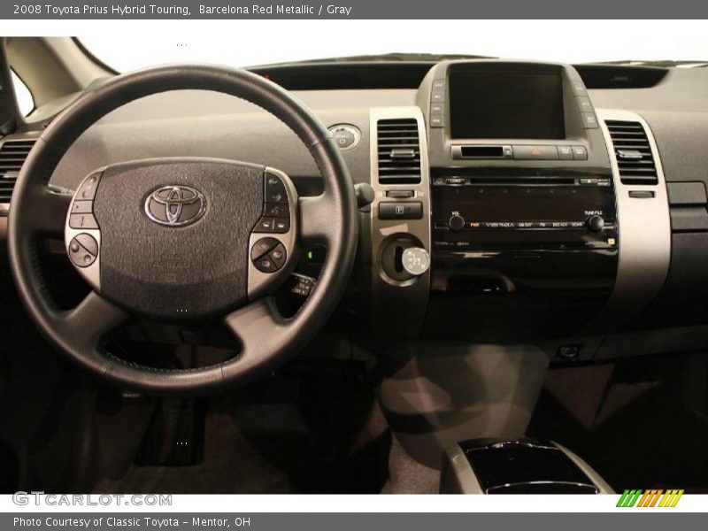 Barcelona Red Metallic / Gray 2008 Toyota Prius Hybrid Touring