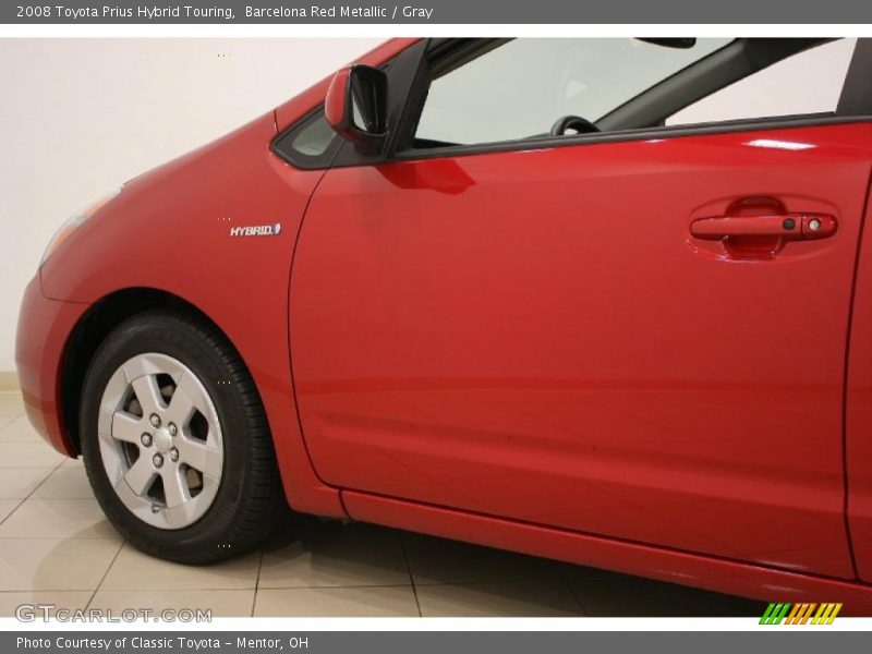 Barcelona Red Metallic / Gray 2008 Toyota Prius Hybrid Touring