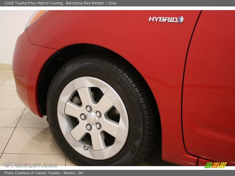 Barcelona Red Metallic / Gray 2008 Toyota Prius Hybrid Touring