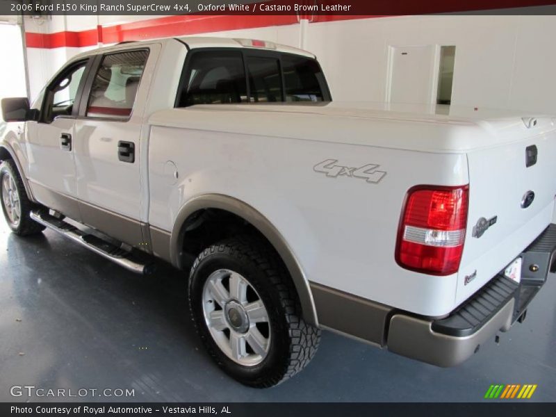 Oxford White / Castano Brown Leather 2006 Ford F150 King Ranch SuperCrew 4x4